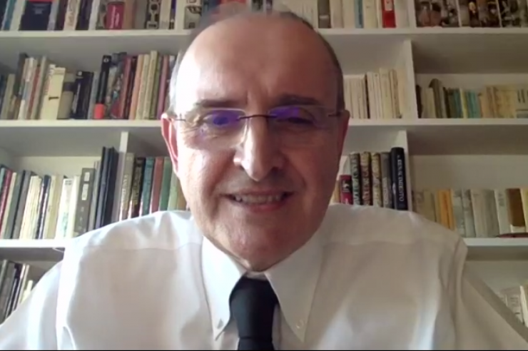 El president de Lead to Change, Xavier Marcet, durant la seva ponència.